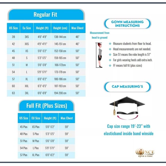 Graduation Cap and Gown with Year Charm for College &High School, Unisex - Picture 4 of 11